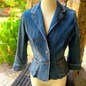 Denim jean jacket/blazer by Banana Republic